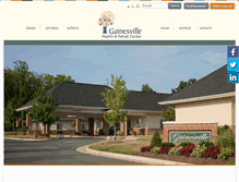 Tablet Screenshot of gainesville-rehab.com